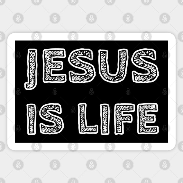 Jesus Is Life - Christian Faith Sticker by Christian Faith